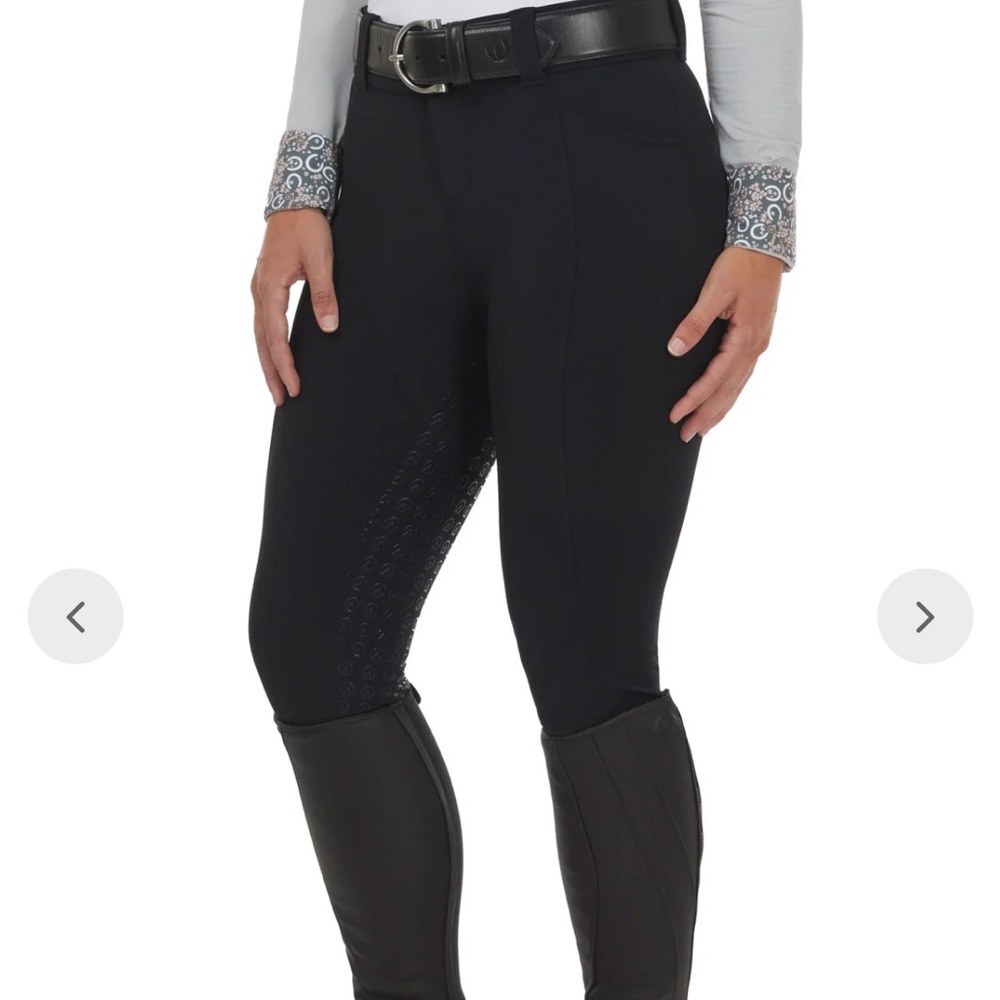 Women's full seat Kerrits Black Riding Pants New